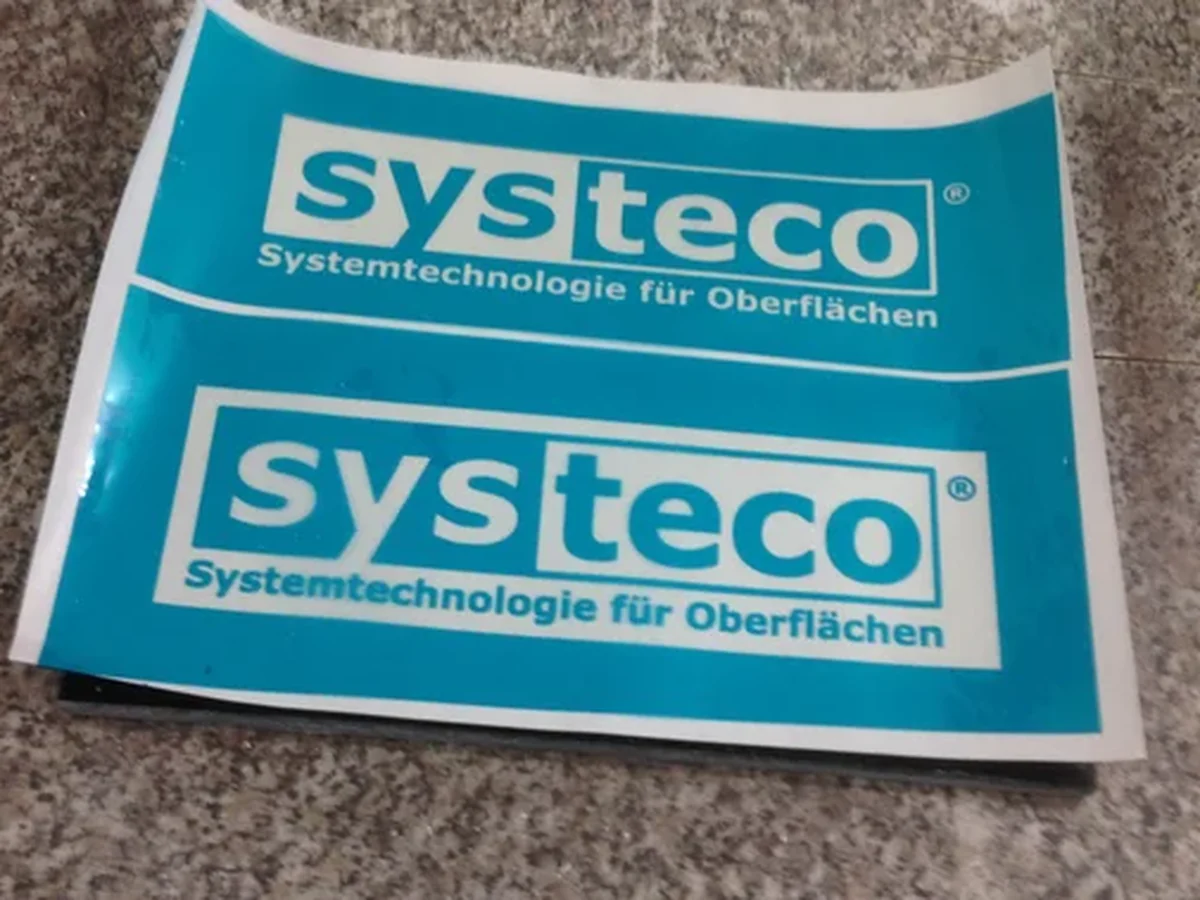 Гравировка логотипа — иллюстрация systeco